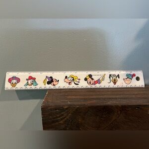Walt Disney Company Empire Pencil 11118 Ruler Plastic 12in Mickey Goofy Daisy